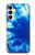 W1869 Tie Dye Blue Hard Case and Leather Flip Case For Samsung Galaxy A25 5G