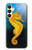 W2444 Seahorse Underwater World Hard Case and Leather Flip Case For Samsung Galaxy A25 5G