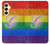 W2899 Rainbow LGBT Gay Pride Flag Hard Case and Leather Flip Case For Samsung Galaxy A25 5G