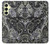 W3251 Batik Flower Pattern Hard Case and Leather Flip Case For Samsung Galaxy A25 5G