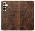 W3405 Fish Tattoo Leather Graphic Print Hard Case and Leather Flip Case For Samsung Galaxy A25 5G