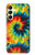 W3459 Tie Dye Hard Case and Leather Flip Case For Samsung Galaxy A25 5G