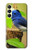 W3839 Bluebird of Happiness Blue Bird Hard Case and Leather Flip Case For Samsung Galaxy A25 5G