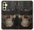 W3852 Steampunk Skull Hard Case and Leather Flip Case For Samsung Galaxy A25 5G