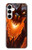 W0414 Fire Dragon Hard Case and Leather Flip Case For Samsung Galaxy A35 5G