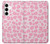 W2213 Pink Leopard Pattern Hard Case and Leather Flip Case For Samsung Galaxy A35 5G