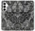 W3251 Batik Flower Pattern Hard Case and Leather Flip Case For Samsung Galaxy A35 5G