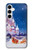 W3282 Santa Xmas Castle Hard Case and Leather Flip Case For Samsung Galaxy A35 5G