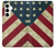 W3295 US National Flag Hard Case and Leather Flip Case For Samsung Galaxy A35 5G