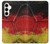 W3303 Germany Flag Vintage Football Graphic Hard Case and Leather Flip Case For Samsung Galaxy A35 5G