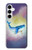 W3802 Dream Whale Pastel Fantasy Hard Case and Leather Flip Case For Samsung Galaxy A35 5G