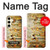 W0272 Egypt Wall Art Hard Case and Leather Flip Case For Samsung Galaxy S24