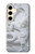 W0386 Dragon Carving Hard Case and Leather Flip Case For Samsung Galaxy S24