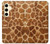 W0422 Giraffe Skin Hard Case and Leather Flip Case For Samsung Galaxy S24