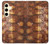 W0579 Turtle Carapace Hard Case and Leather Flip Case For Samsung Galaxy S24