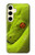 W0785 Green Snake Hard Case and Leather Flip Case For Samsung Galaxy S24