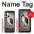 W0855 Eagle Metal Hard Case and Leather Flip Case For Samsung Galaxy S24