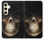 W1107 Skull Face Grim Reaper Hard Case and Leather Flip Case For Samsung Galaxy S24