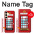 W2059 England British Telephone Box Minimalist Hard Case and Leather Flip Case For Samsung Galaxy S24