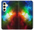 W2312 Colorful Rainbow Space Galaxy Hard Case and Leather Flip Case For Samsung Galaxy S24