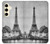 W2350 Old Paris Eiffel Tower Hard Case and Leather Flip Case For Samsung Galaxy S24