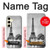 W2350 Old Paris Eiffel Tower Hard Case and Leather Flip Case For Samsung Galaxy S24