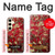 W2414 Red Blossoming Almond Tree Van Gogh Hard Case and Leather Flip Case For Samsung Galaxy S24