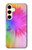 W2488 Tie Dye Color Hard Case and Leather Flip Case For Samsung Galaxy S24