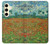 W2681 Field Of Poppies Vincent Van Gogh Hard Case and Leather Flip Case For Samsung Galaxy S24