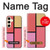 W2795 Cheek Palette Color Hard Case and Leather Flip Case For Samsung Galaxy S24