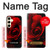 W2898 Red Rose Hard Case and Leather Flip Case For Samsung Galaxy S24