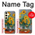 W2937 Claude Monet Bouquet of Sunflowers Hard Case and Leather Flip Case For Samsung Galaxy S24