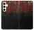 W3071 Rusted Metal Texture Graphic Hard Case and Leather Flip Case For Samsung Galaxy S24