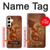 W3086 Red Dragon Tattoo Hard Case and Leather Flip Case For Samsung Galaxy S24