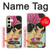 W3171 Girls Pop Art Hard Case and Leather Flip Case For Samsung Galaxy S24