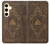 W3219 Spell Book Cover Hard Case and Leather Flip Case For Samsung Galaxy S24