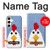 W3254 Chicken Cartoon Hard Case and Leather Flip Case For Samsung Galaxy S24