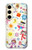 W3280 Kids Drawing Hard Case and Leather Flip Case For Samsung Galaxy S24