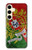 W3300 Portugal Flag Vintage Football Graphic Hard Case and Leather Flip Case For Samsung Galaxy S24