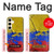 W3306 Colombia Flag Vintage Football Graphic Hard Case and Leather Flip Case For Samsung Galaxy S24