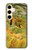 W3344 Henri Rousseau Tiger in a Tropical Storm Hard Case and Leather Flip Case For Samsung Galaxy S24