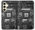W3434 Bug Circuit Board Graphic Hard Case and Leather Flip Case For Samsung Galaxy S24