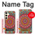 W3694 Hippie Art Pattern Hard Case and Leather Flip Case For Samsung Galaxy S24
