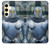 W3864 Medieval Templar Heavy Armor Knight Hard Case and Leather Flip Case For Samsung Galaxy S24