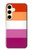 W3887 Lesbian Pride Flag Hard Case and Leather Flip Case For Samsung Galaxy S24