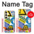 W3960 Safety Signs Sticker Collage Hard Case and Leather Flip Case For Samsung Galaxy S24