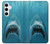 W0830 White Shark Hard Case and Leather Flip Case For Samsung Galaxy S24 Plus