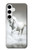 W0932 White Horse Hard Case and Leather Flip Case For Samsung Galaxy S24 Plus