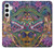 W1240 Bali Painting Hard Case and Leather Flip Case For Samsung Galaxy S24 Plus