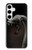 W1597 Black Mamba Snake Hard Case and Leather Flip Case For Samsung Galaxy S24 Plus